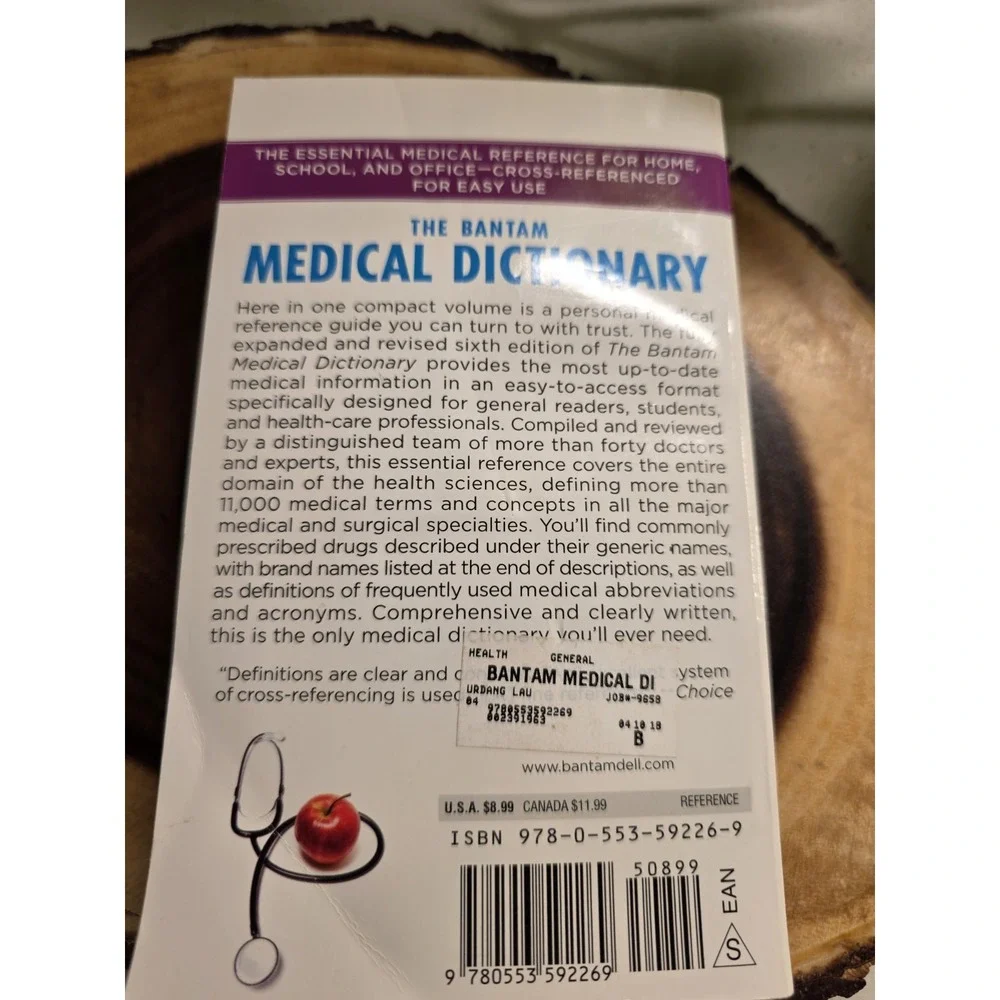 Medical Dictionary Paperback Reference Medical Terms